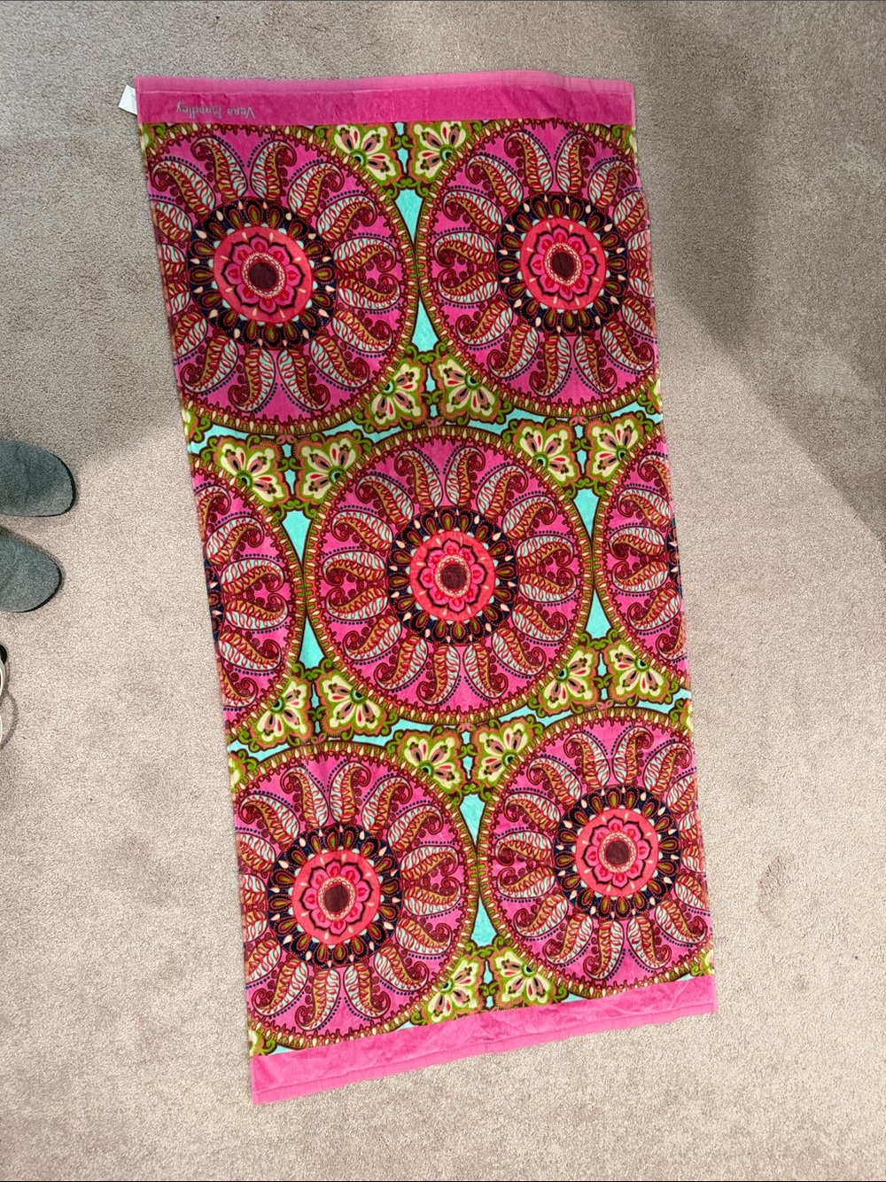 Vera Bradley beach towel